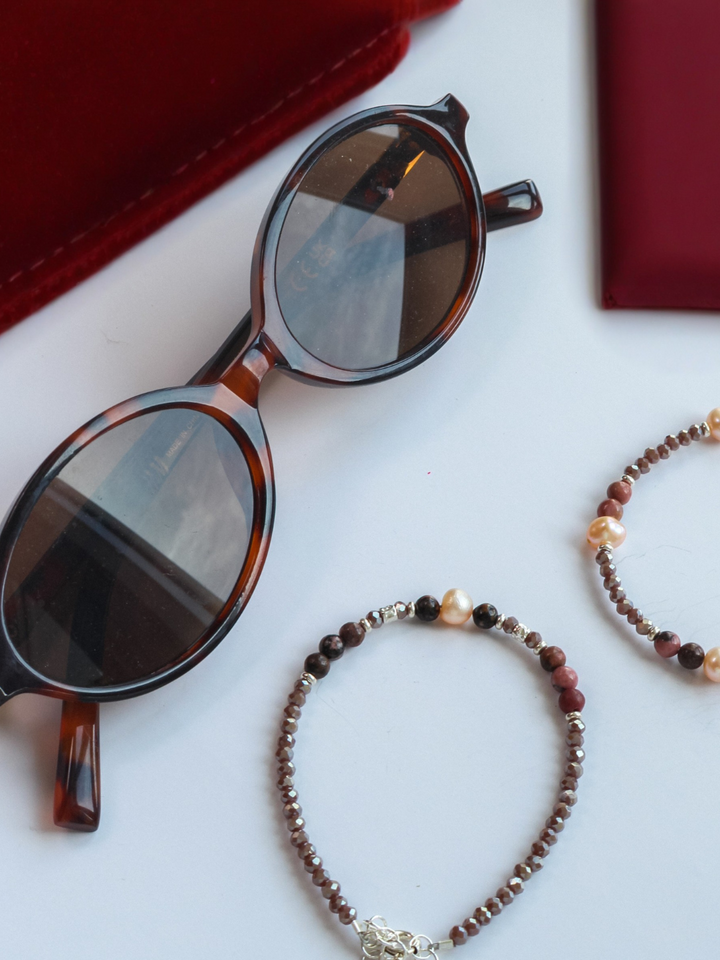 Steinarmbänder Silber