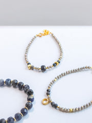 Steinarmband Gelbgold - Niva