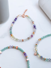 Steinarmband Roségold - Liora