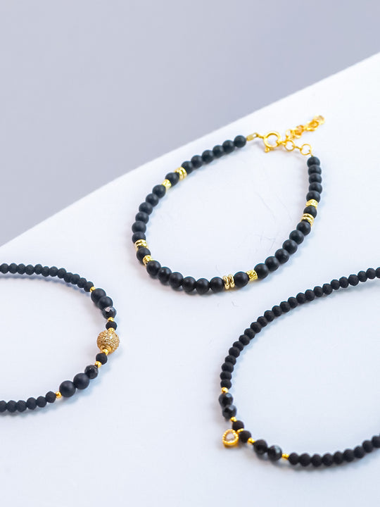 Steinarmband Gelbgold - Pure - Lovesign - Handmade in Tyrol