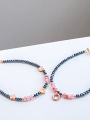 Steinarmband Roségold - Celine