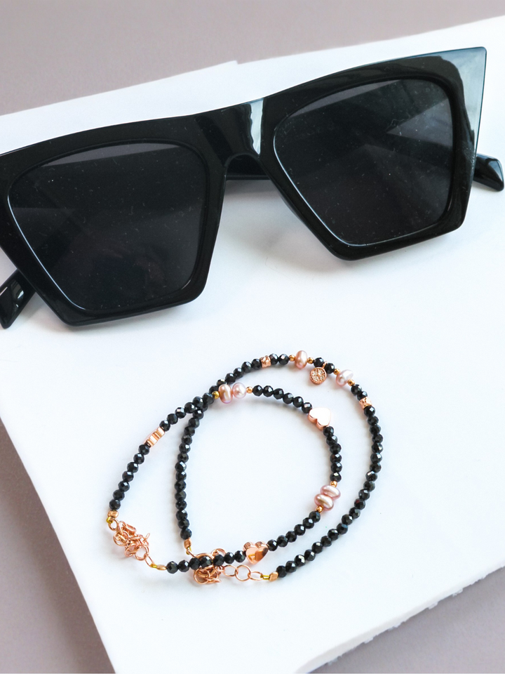 Steinarmbänder Roségold