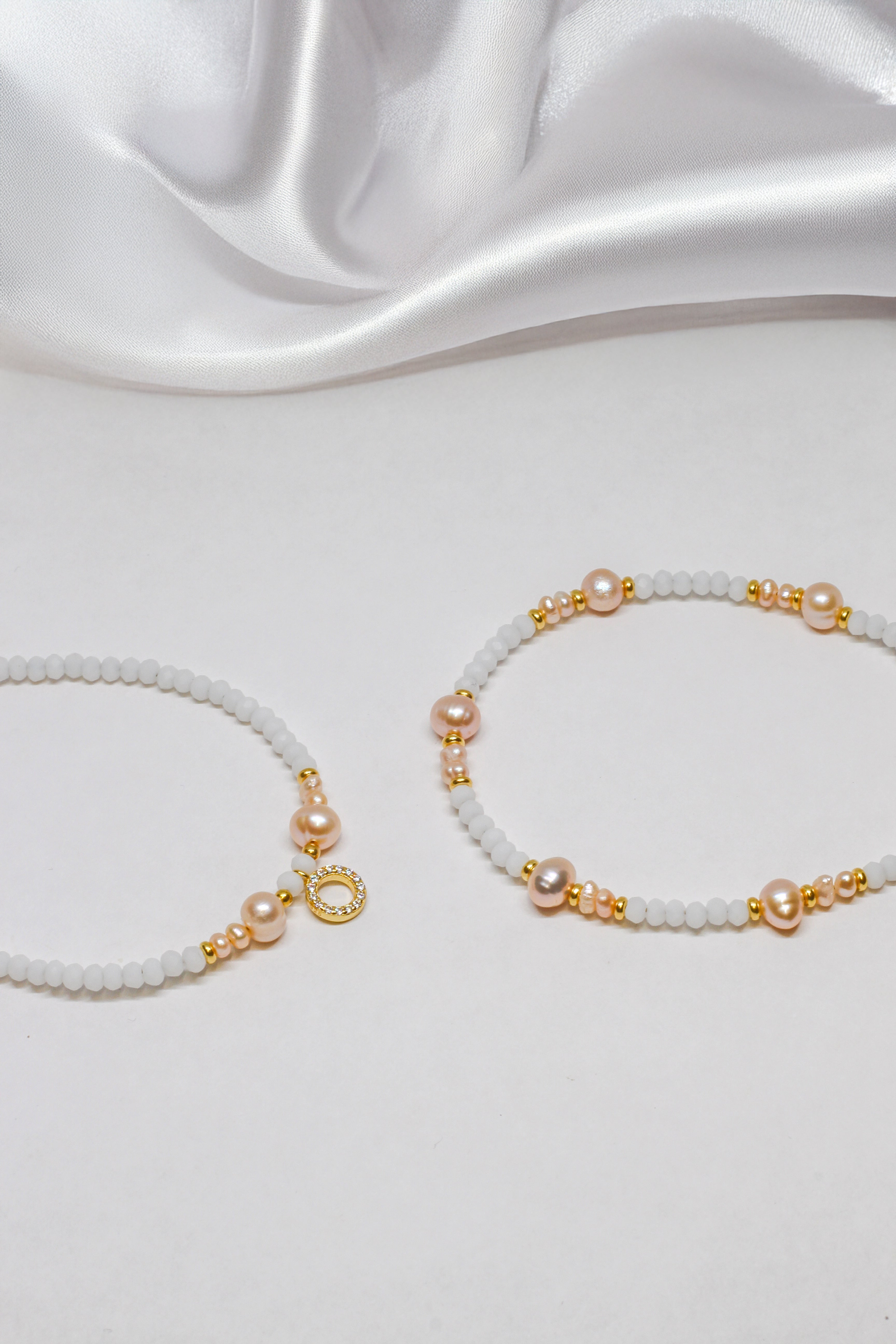 Steinarmband Gelbgold - Balance - Lovesign - Handmade in Tyrol