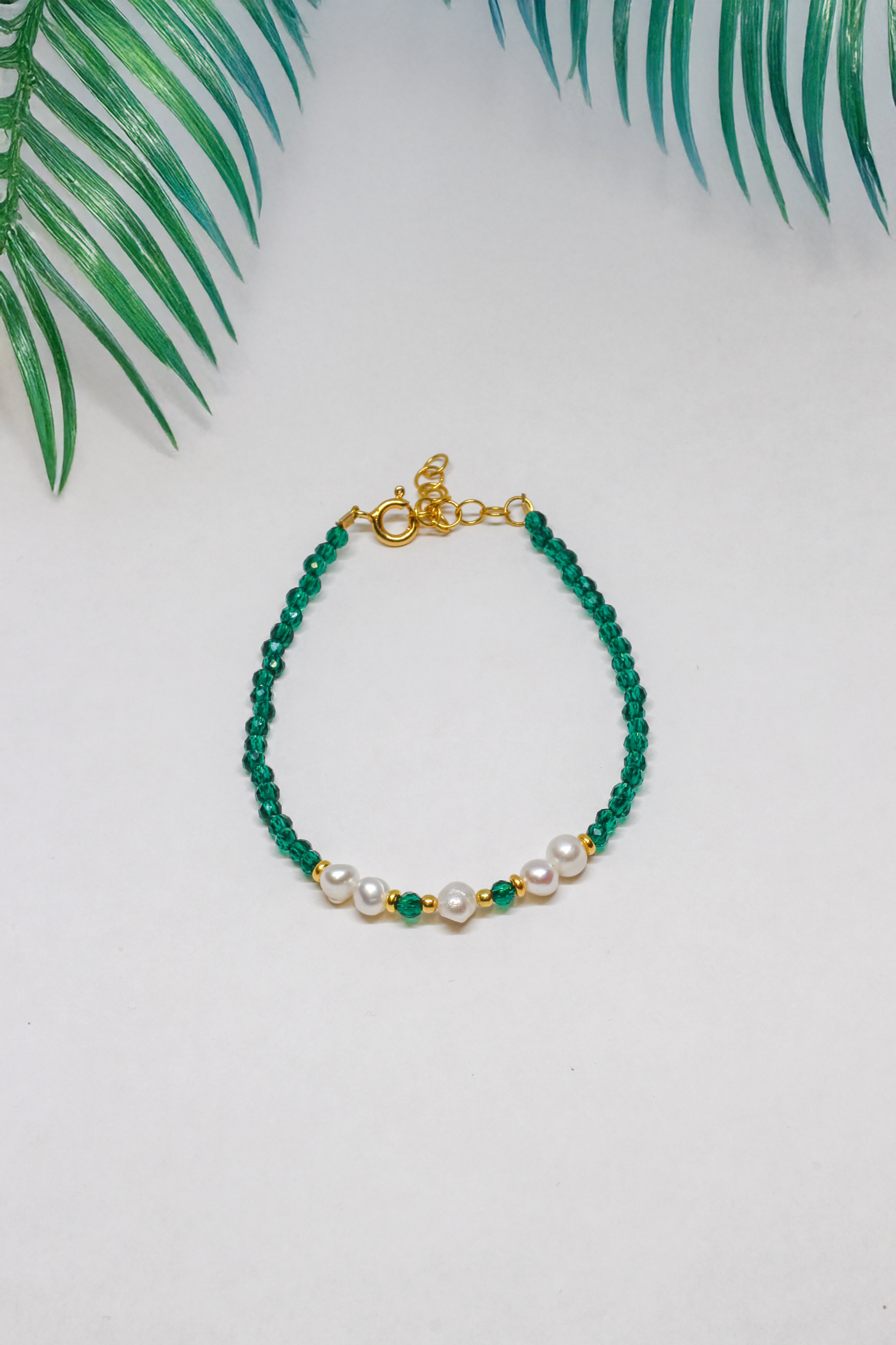 Steinarmband Gelbgold - Tides - Lovesign - Handmade in Tyrol