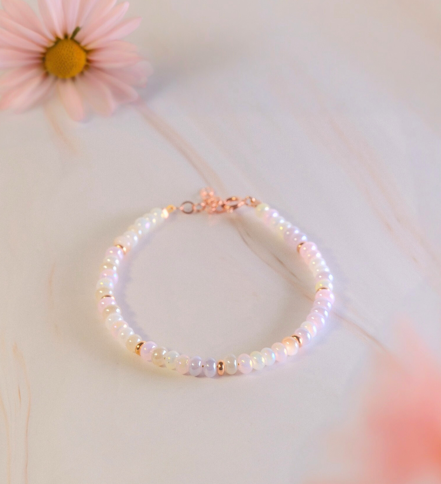 Steinarmband Roségold - Sole - Lovesign - Handmade in Tyrol