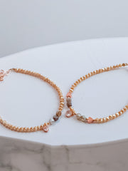 Steinarmband Roségold - Elora