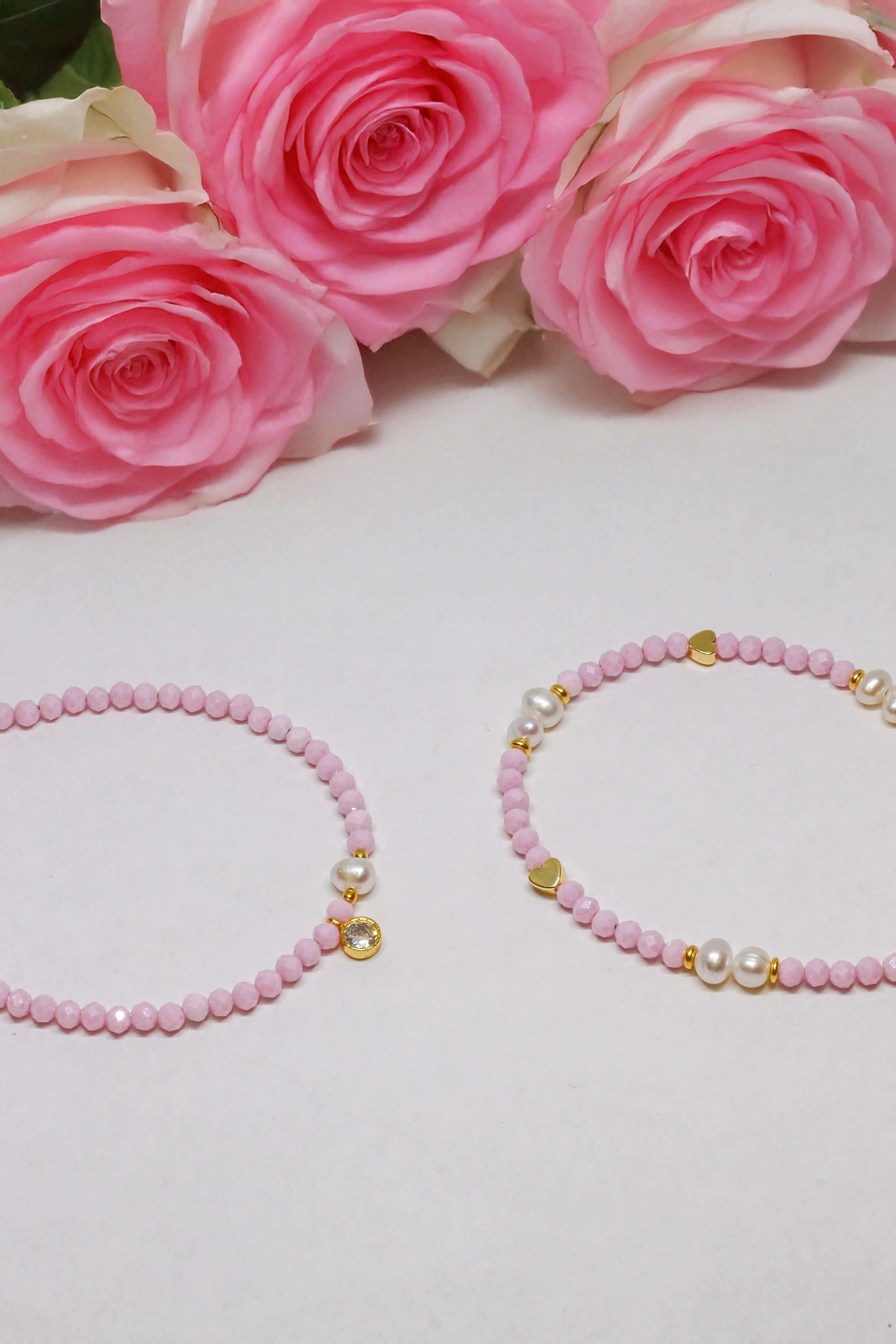 Steinarmband Gelbgold - Aura - Lovesign - Handmade in Tyrol