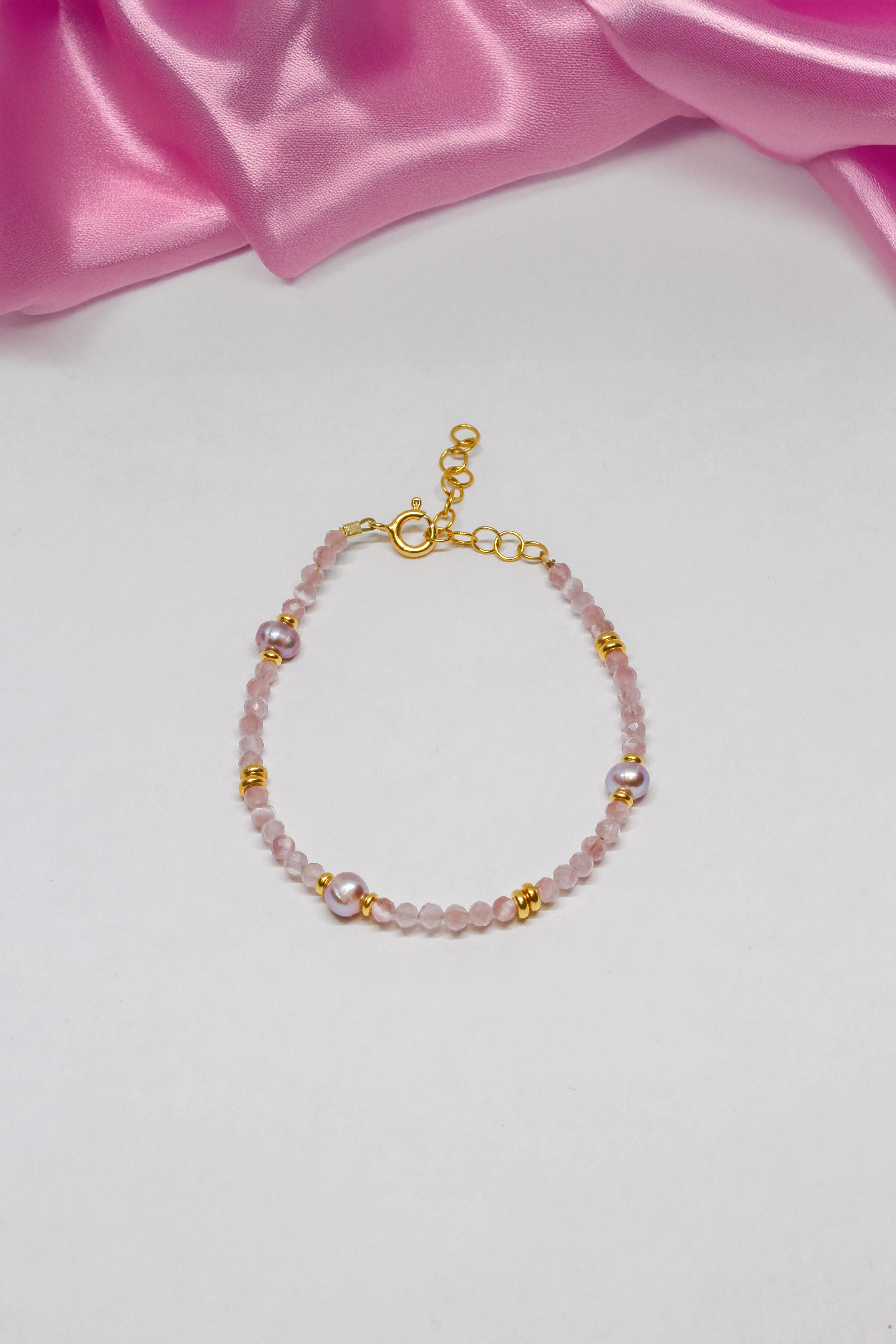 Steinarmband Gelbgold - Horizon - Lovesign - Handmade in Tyrol