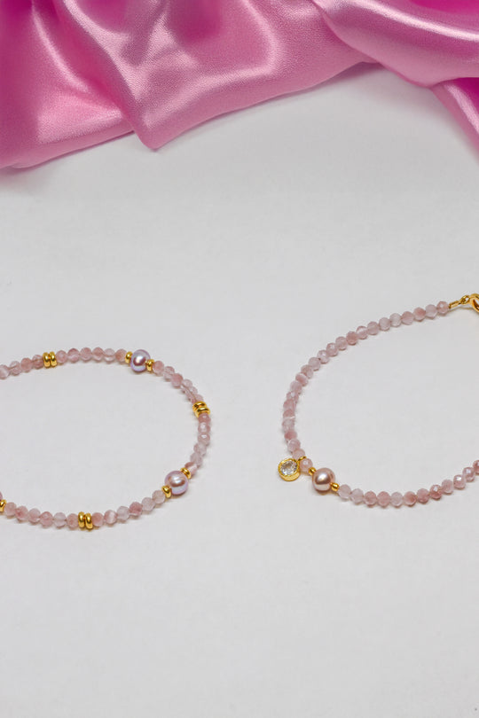 Steinarmband Gelbgold - Horizon - Lovesign - Handmade in Tyrol