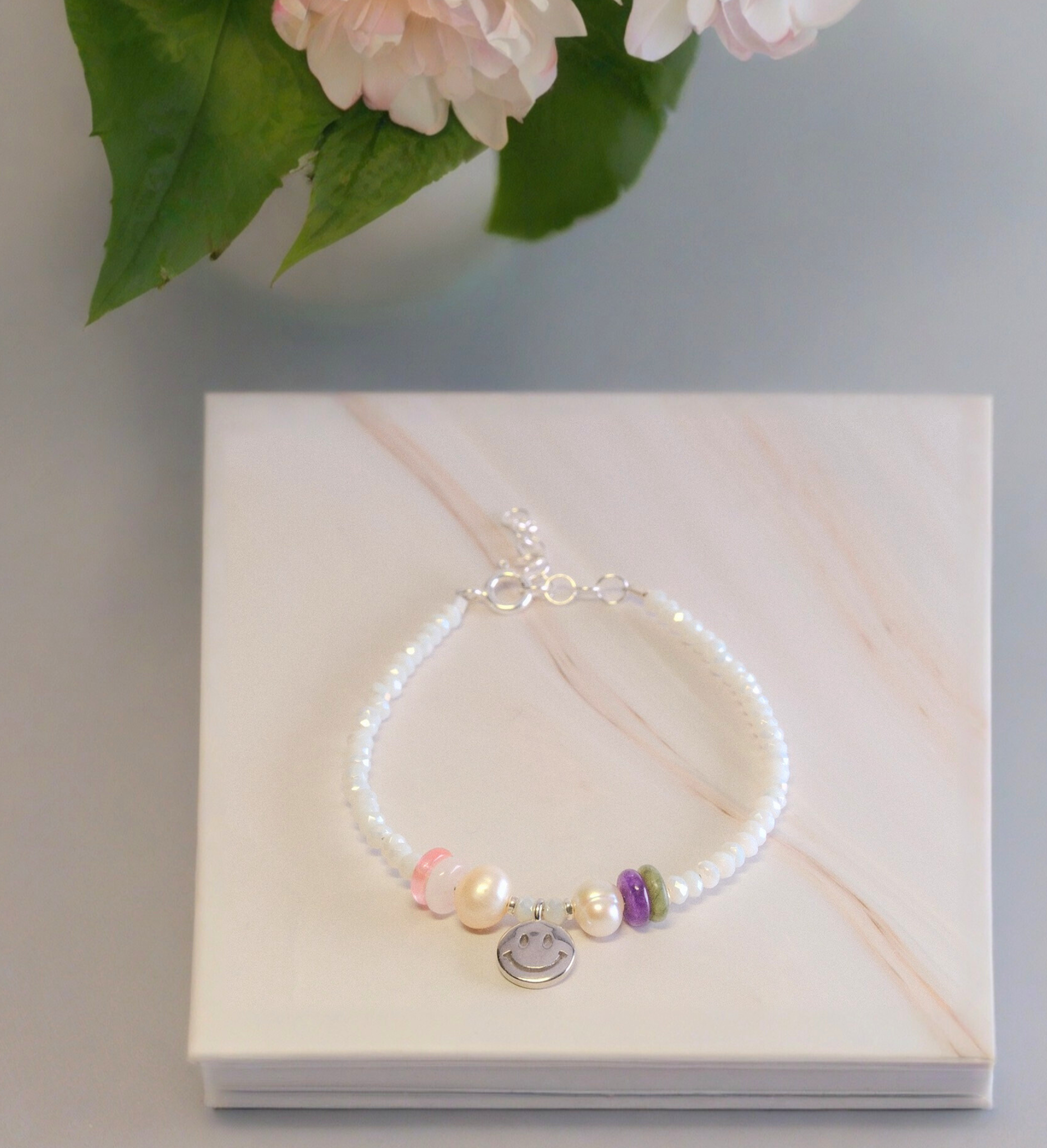 Steinarmband Silber - Laguna - Lovesign - Handmade in Tyrol