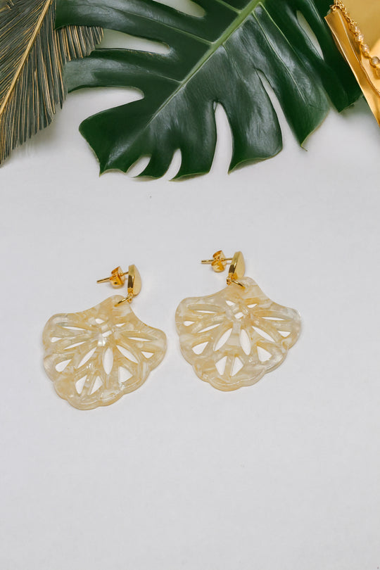 Ohrringe - Beige Love - Lovesign - Handmade in Tyrol