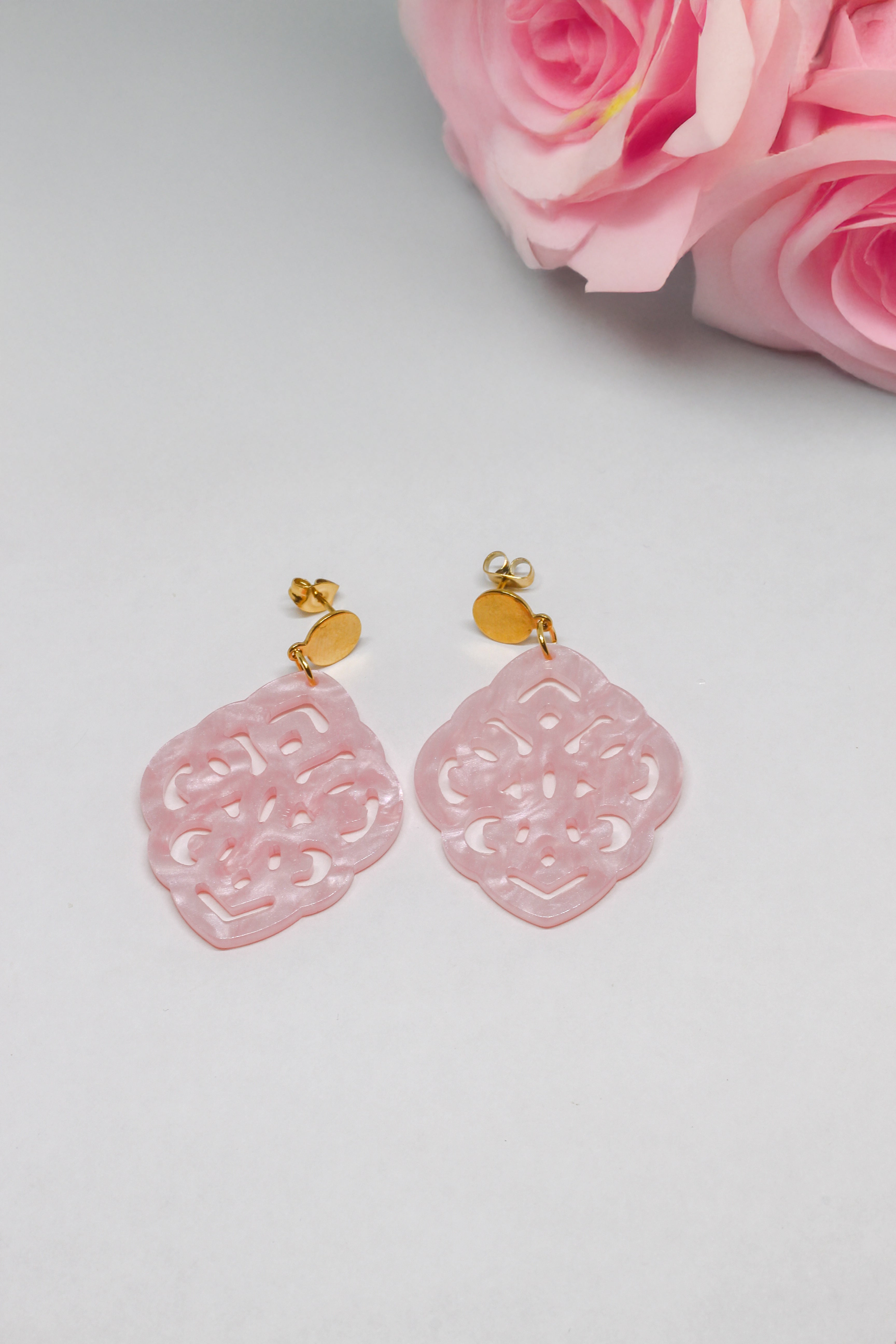 Ohrringe - Light Pink - Lovesign - Handmade in Tyrol