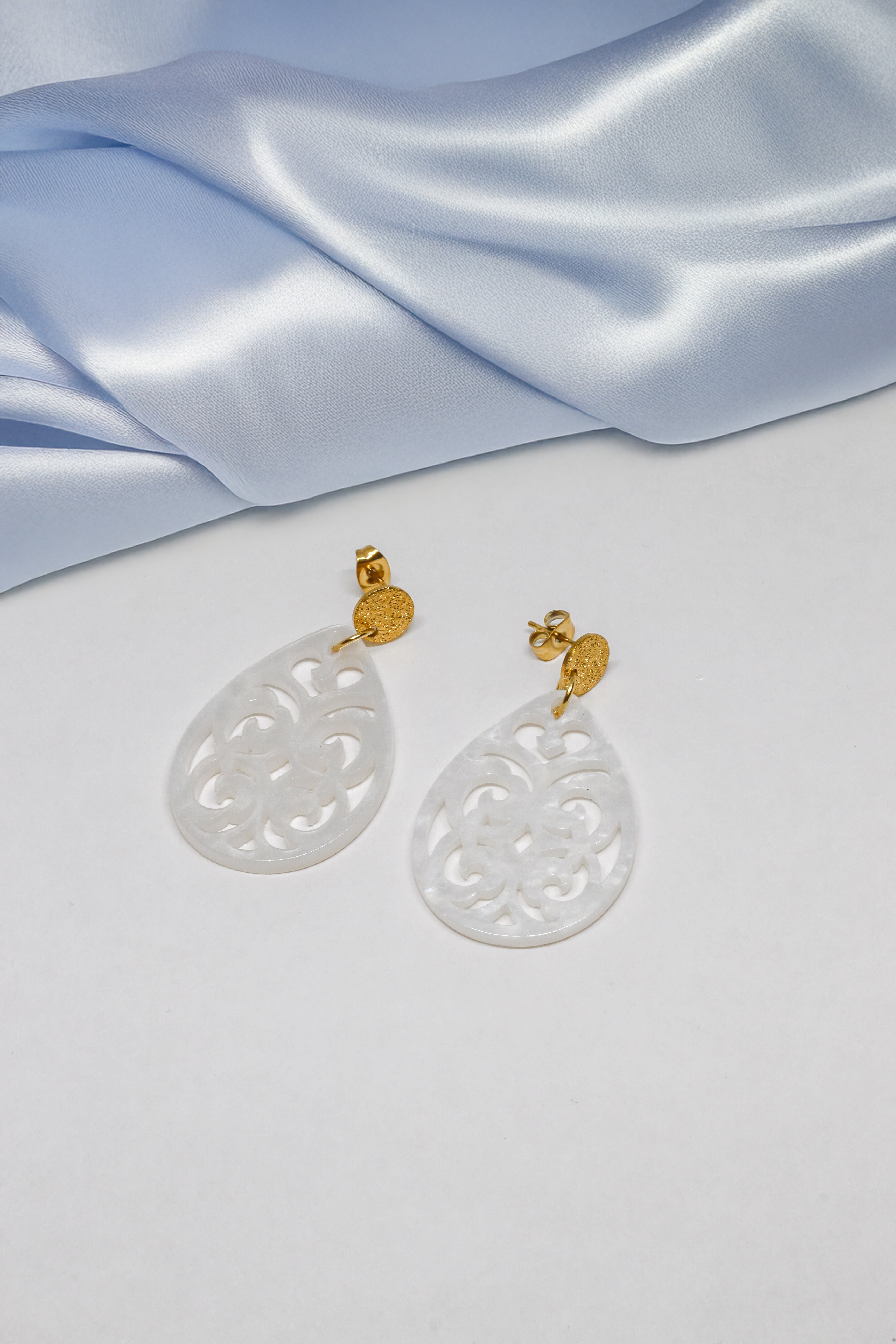 Ohrringe - White Dream - Lovesign - Handmade in Tyrol