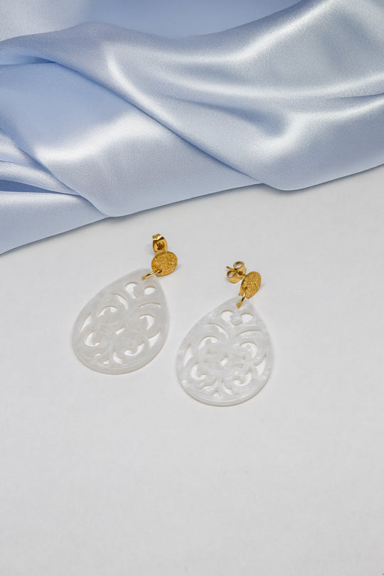 Ohrringe - White Dream - Lovesign - Handmade in Tyrol