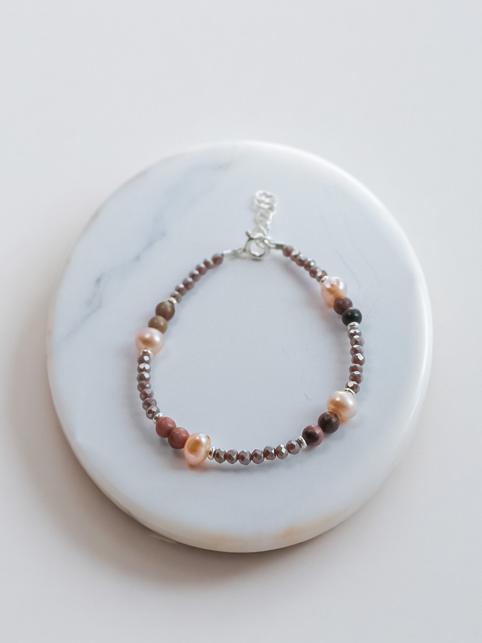 Steinarmband Silber - Terra - Lovesign - Handmade in Tyrol