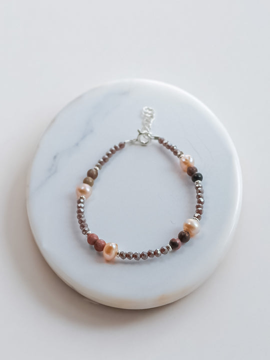 Steinarmband Silber - Terra - Lovesign - Handmade in Tyrol