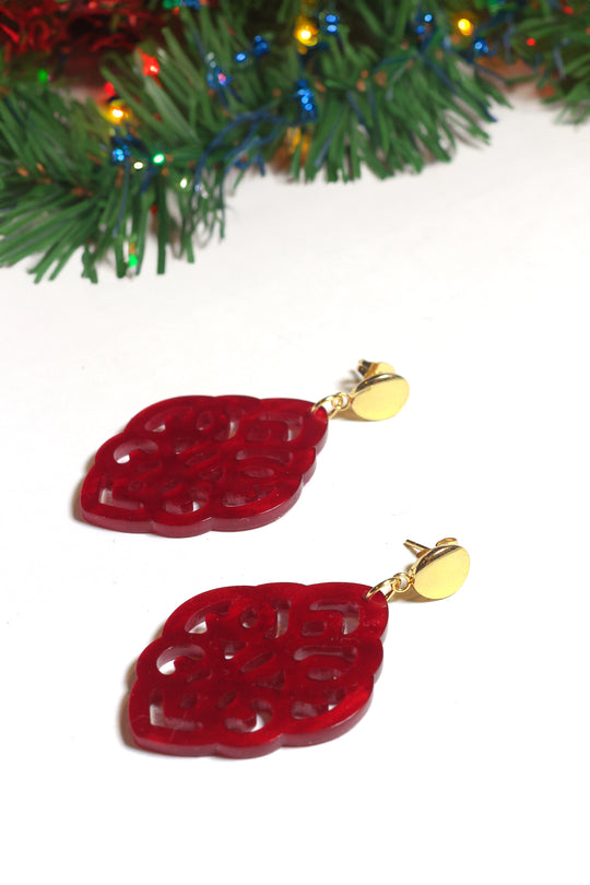 Ohrringe - Red Love - Lovesign - Handmade in Tyrol