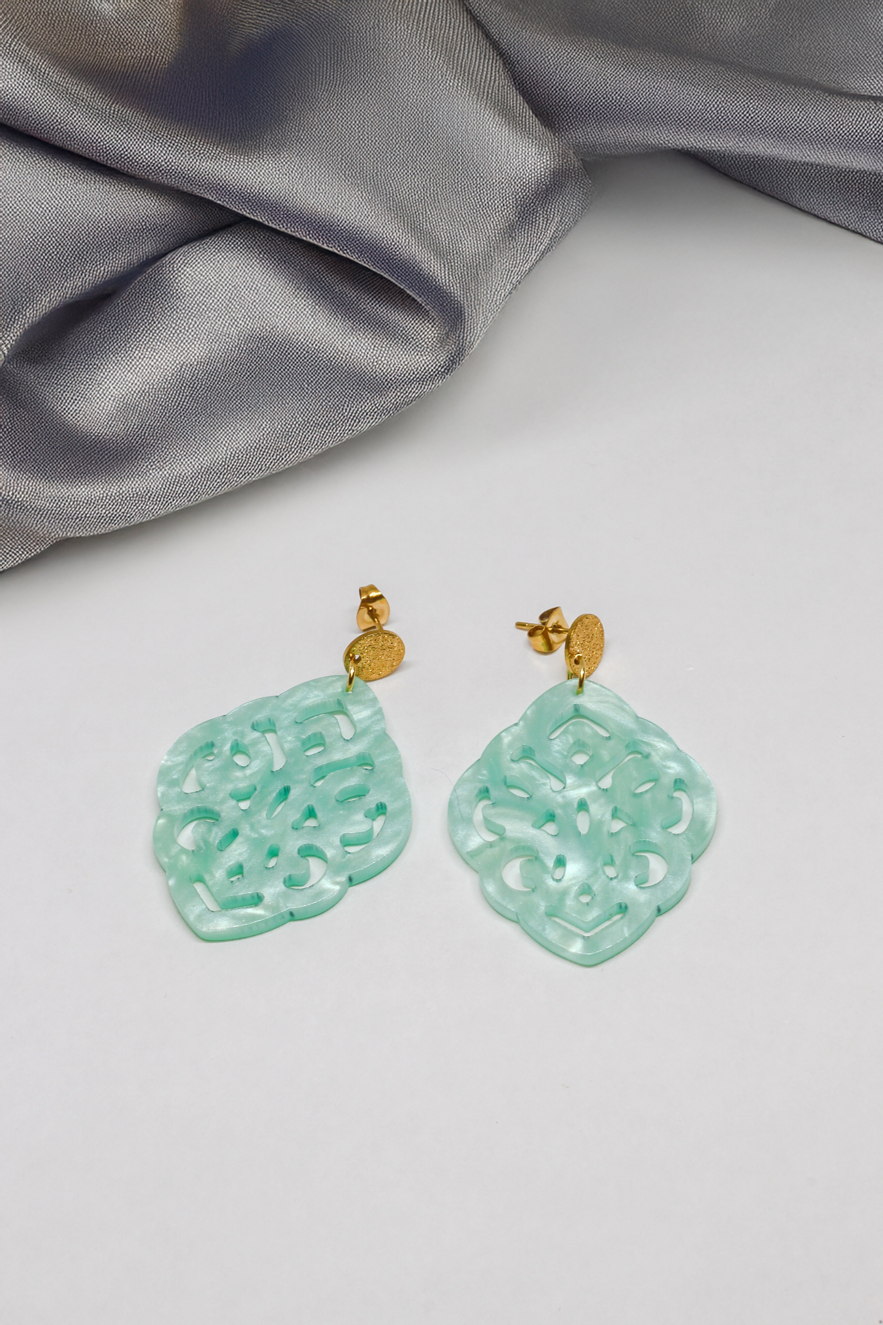 Ohrringe - Light Blue - Lovesign - Handmade in Tyrol