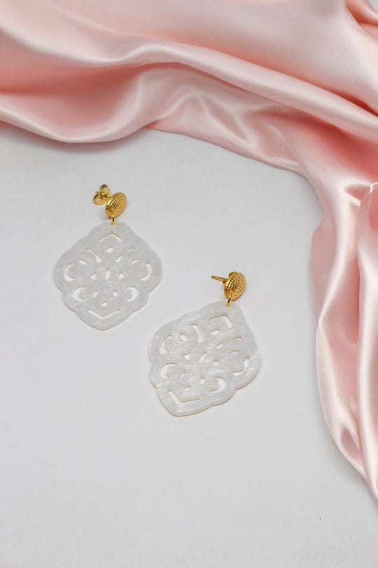 Ohrringe - White Dream II - Lovesign - Handmade in Tyrol