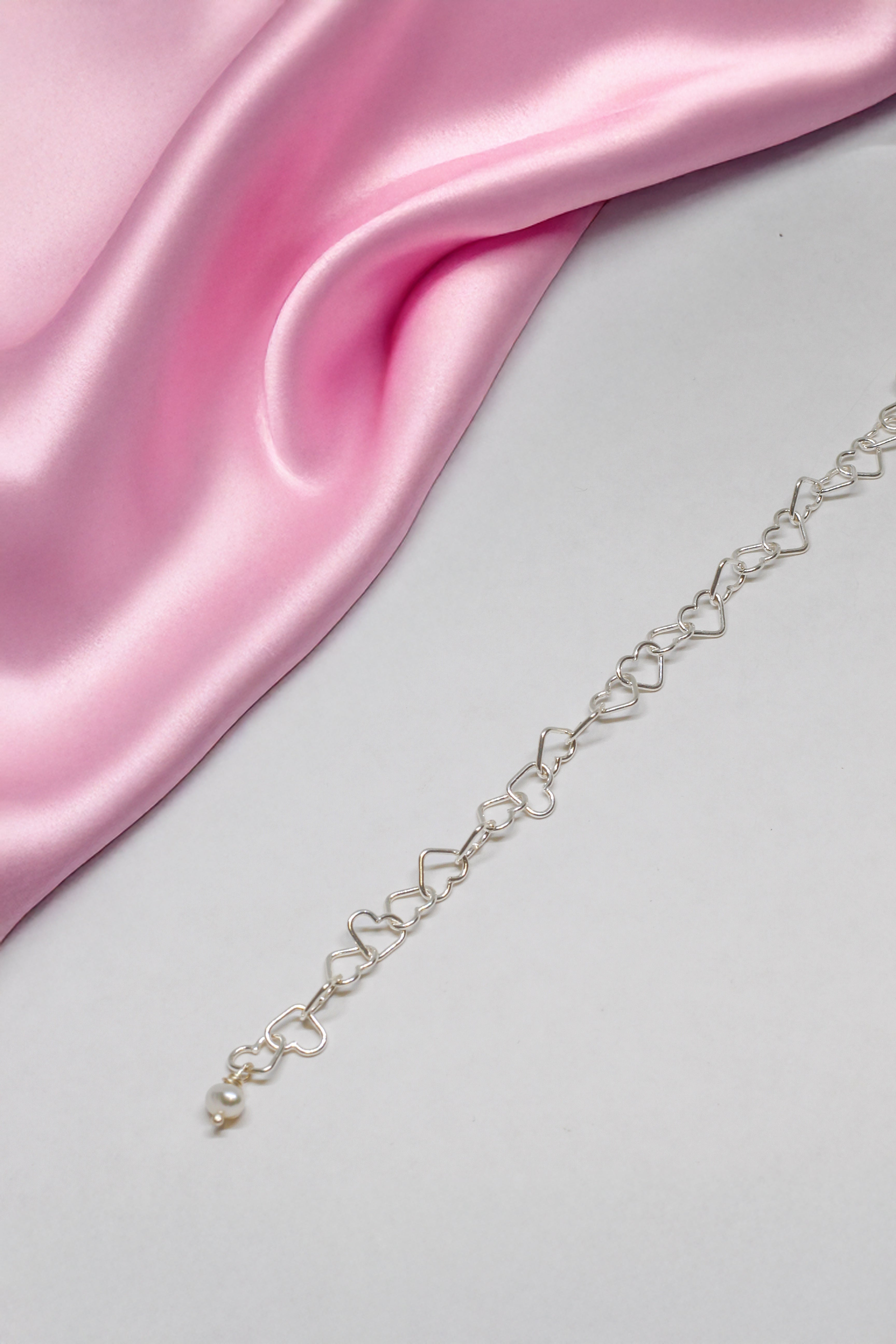 Armkette Silber - Love - Lovesign - Handmade in Tyrol