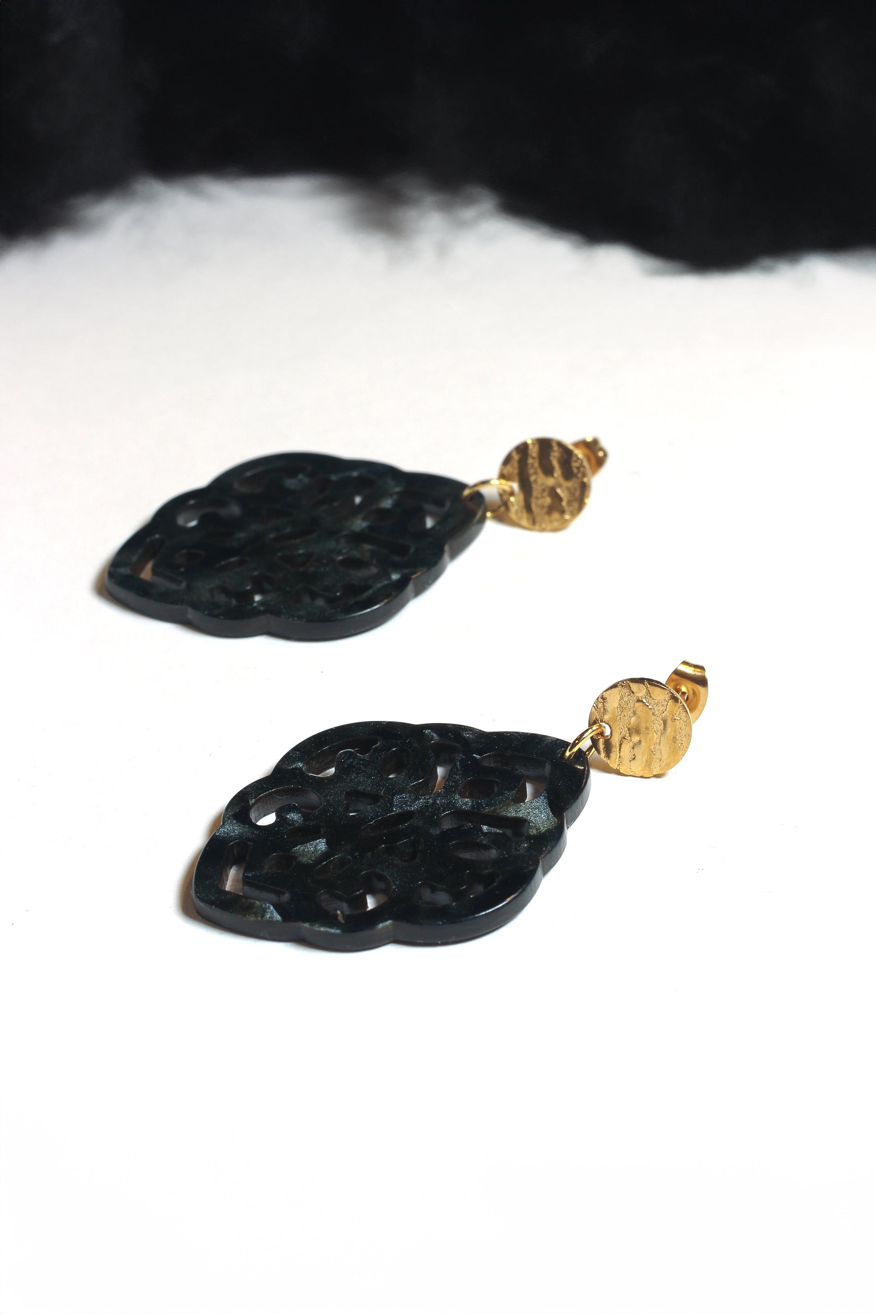 Ohrringe - Black Ice - Lovesign - Handmade in Tyrol