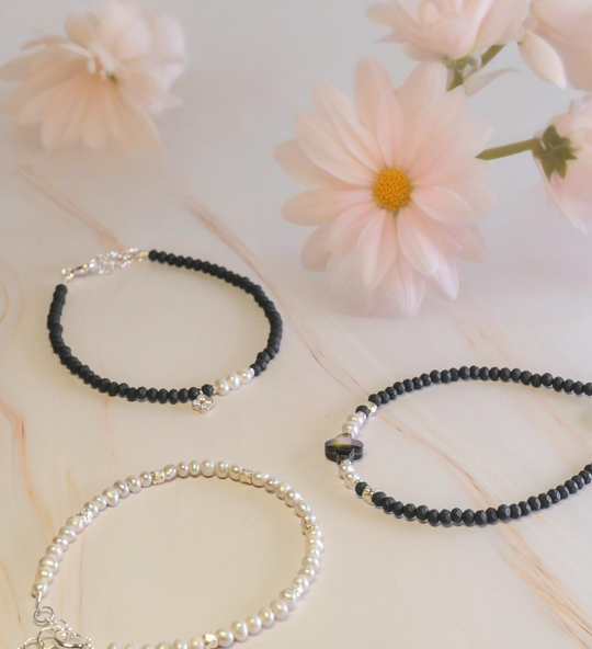 Steinarmband Silber - Freddo - Lovesign - Handmade in Tyrol