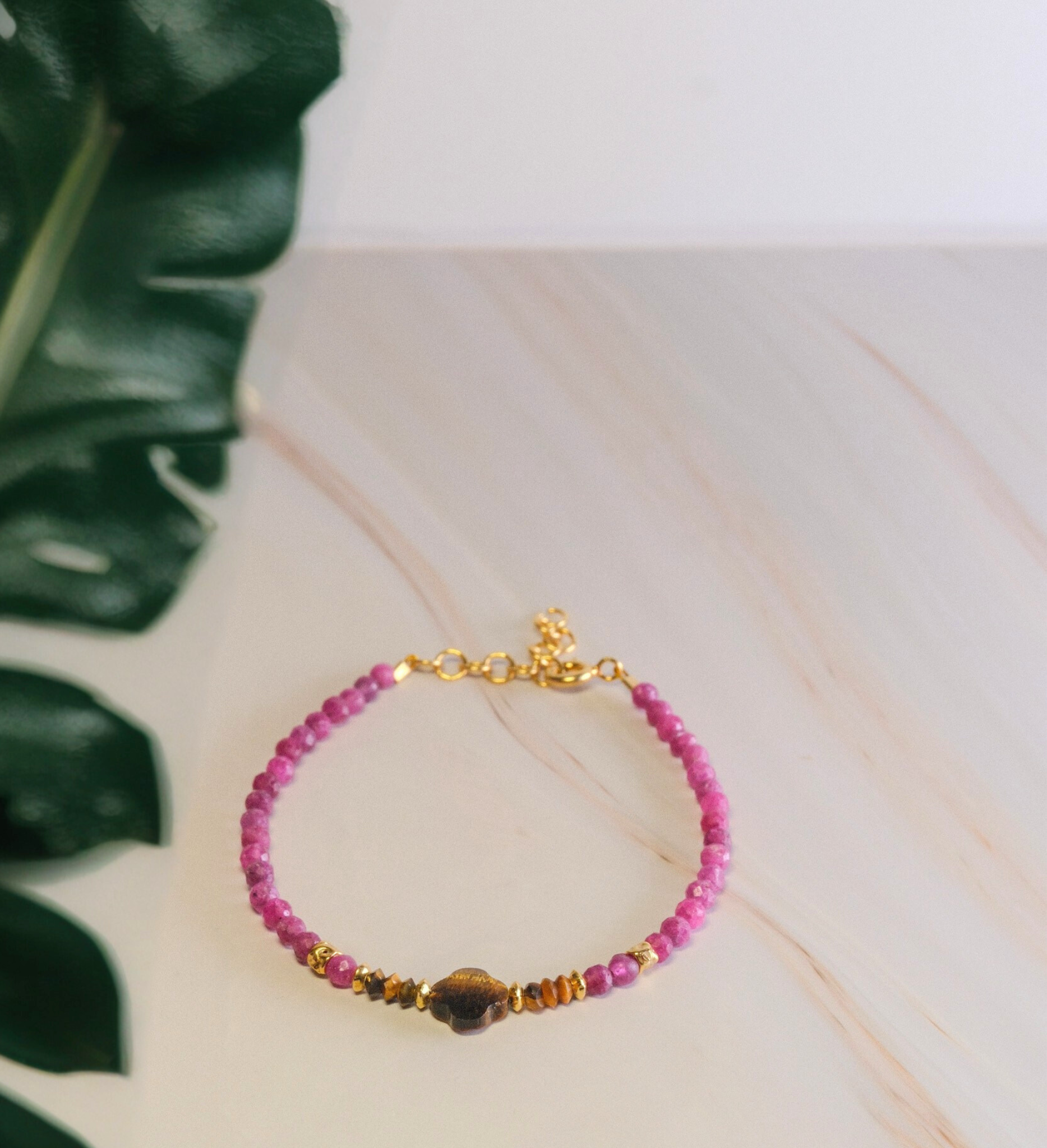 Steinarmband Gelbgold - Incanto - Lovesign - Handmade in Tyrol