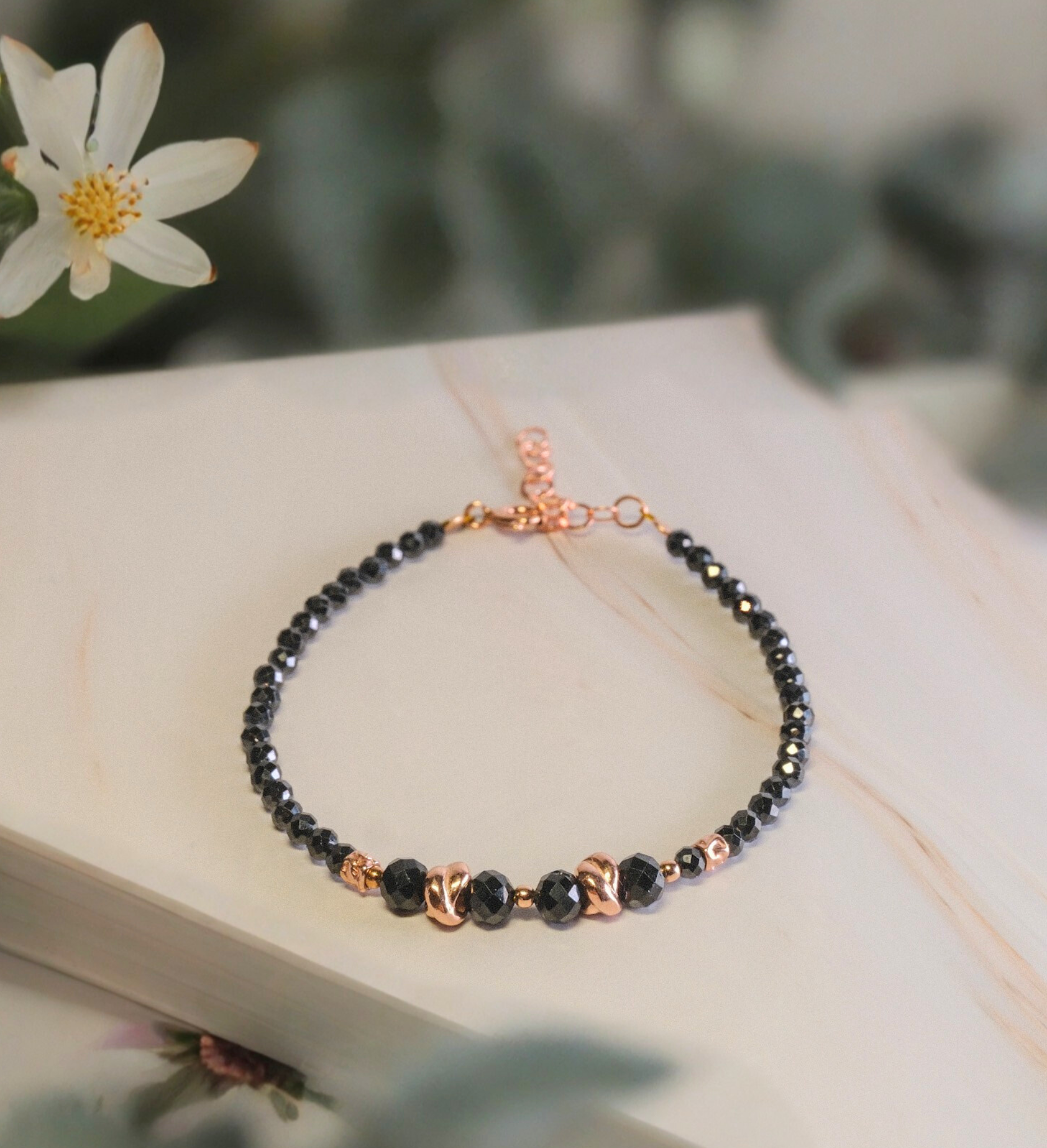 Steinarmband Roségold - Sera - Lovesign - Handmade in Tyrol
