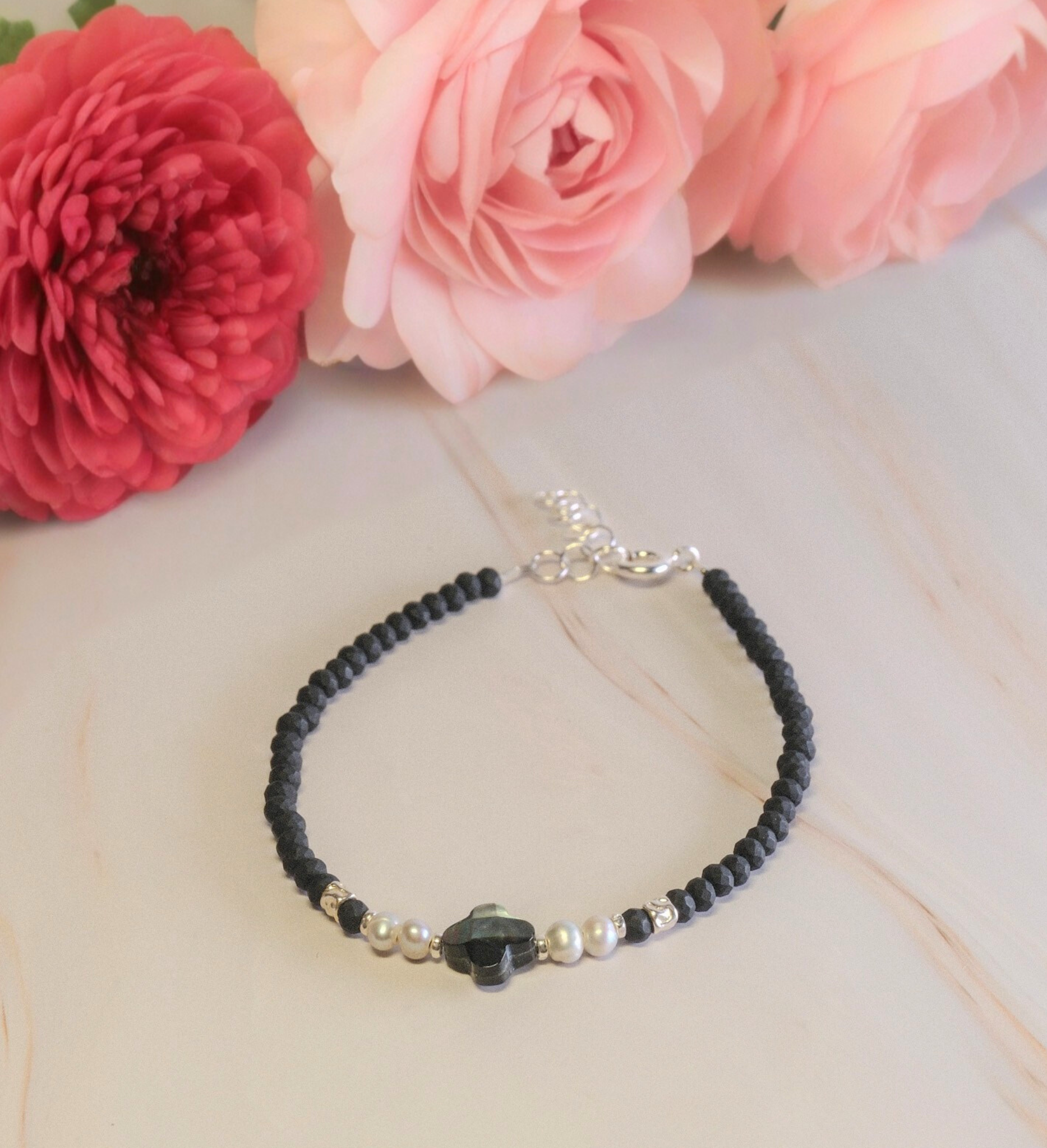 Steinarmband Silber - Freddo - Lovesign - Handmade in Tyrol