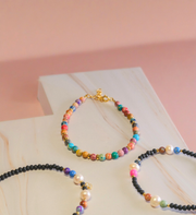 Steinarmband Gelbgold - Gubbio