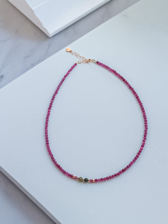 Halskette - Aveline Rosegold - Lovesign - Handmade in Tyrol