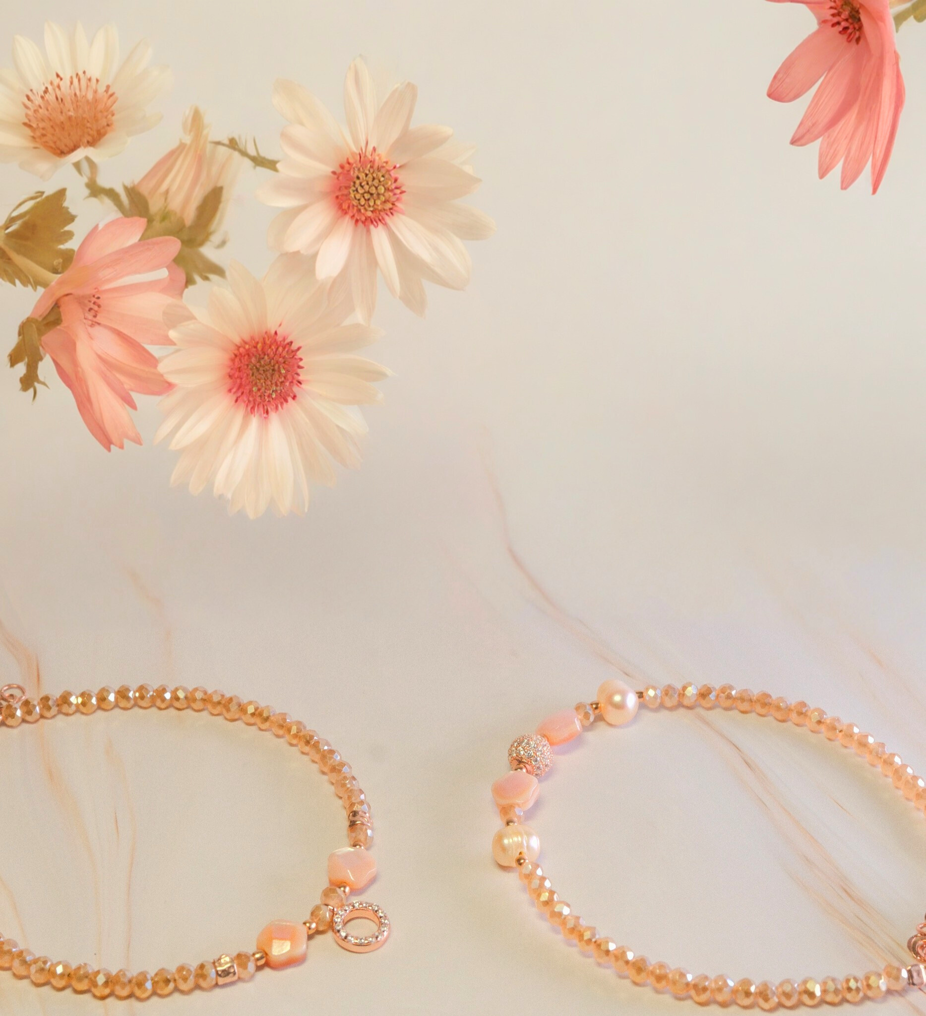 Steinarmband Roségold - Milano - Lovesign - Handmade in Tyrol