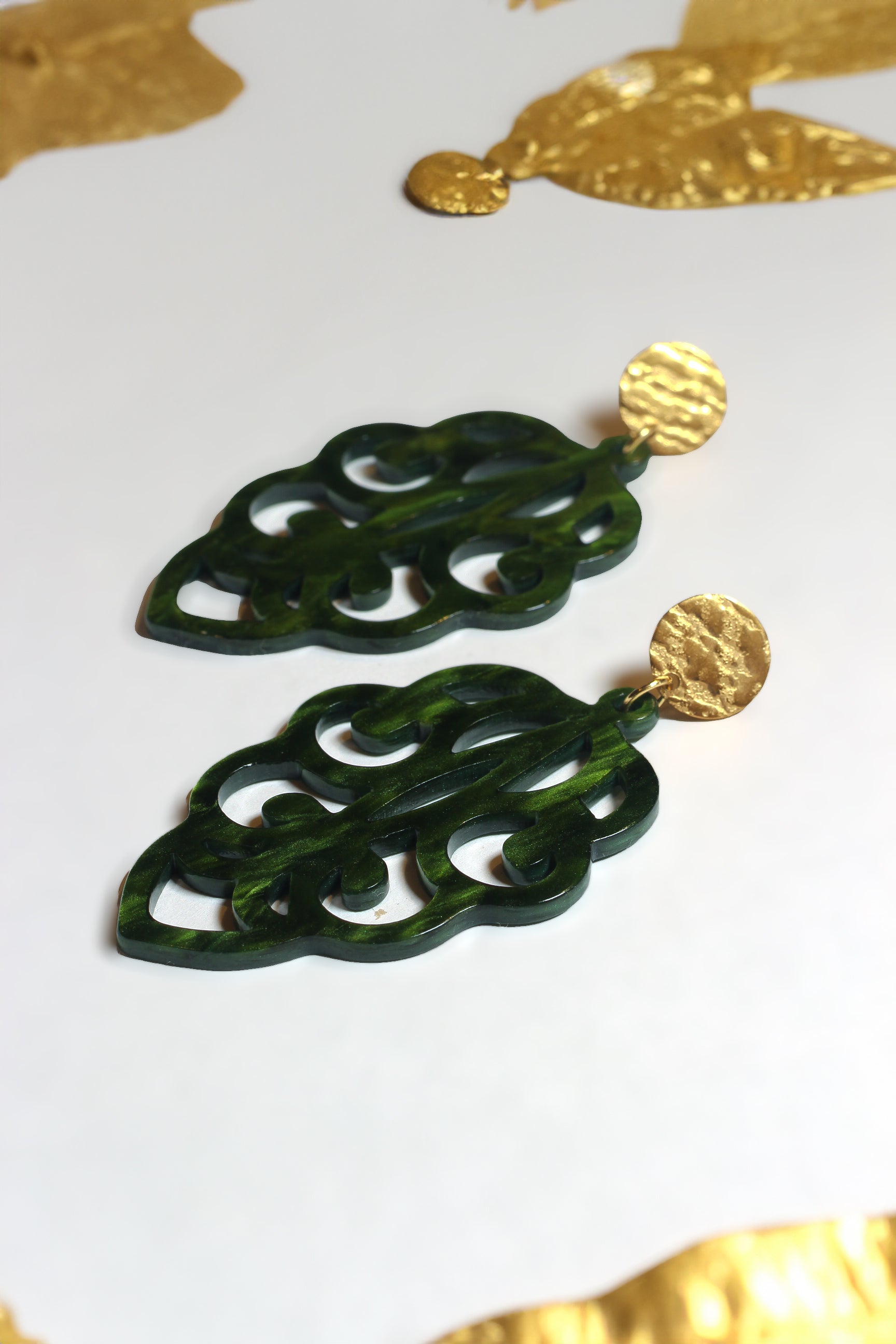 Ohrringe - Green Love - Lovesign - Handmade in Tyrol