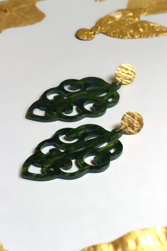 Ohrringe - Green Love - Lovesign - Handmade in Tyrol