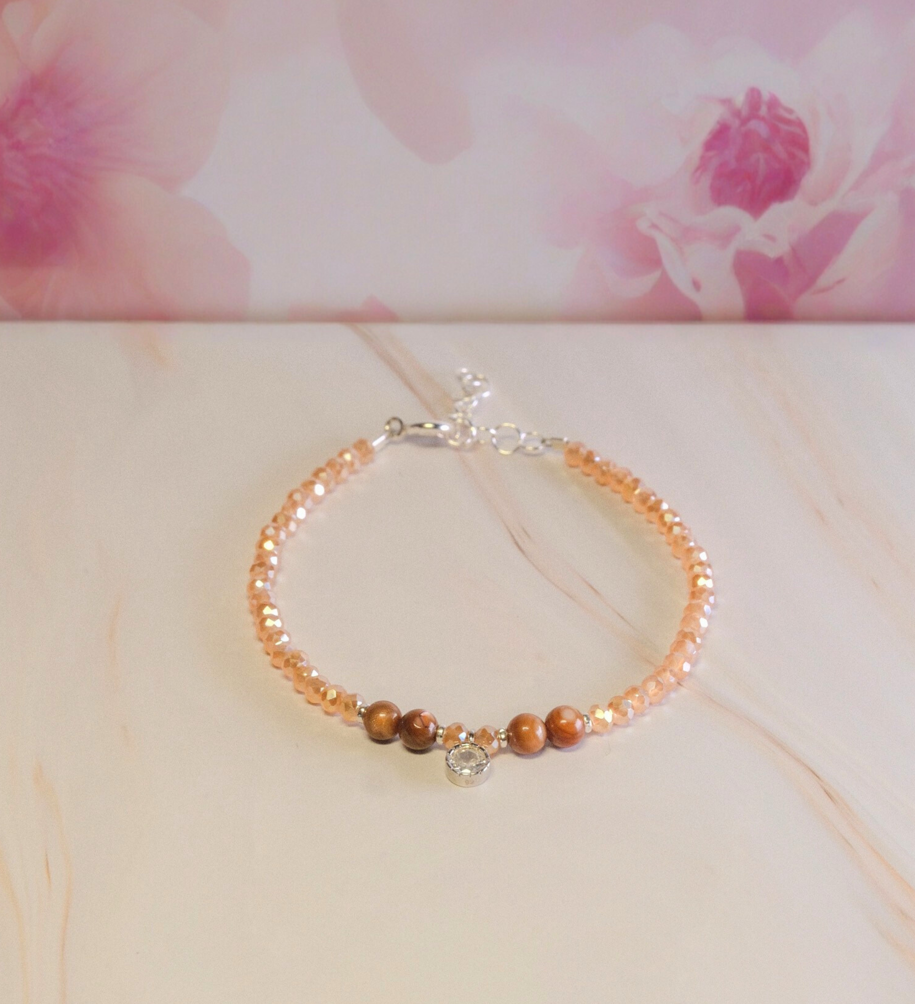 Steinarmband Silber - Parma - Lovesign - Handmade in Tyrol