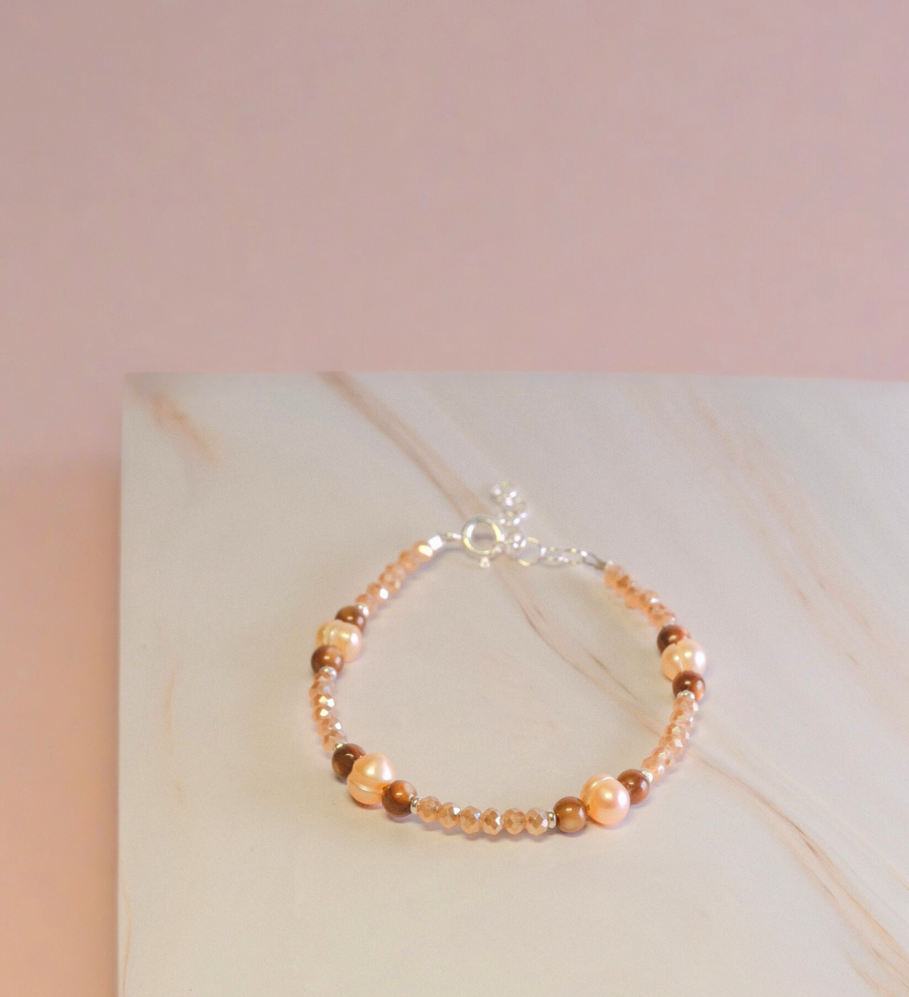 Steinarmband Silber - Parma - Lovesign - Handmade in Tyrol