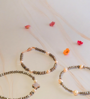 Steinarmband Roségold - Verona