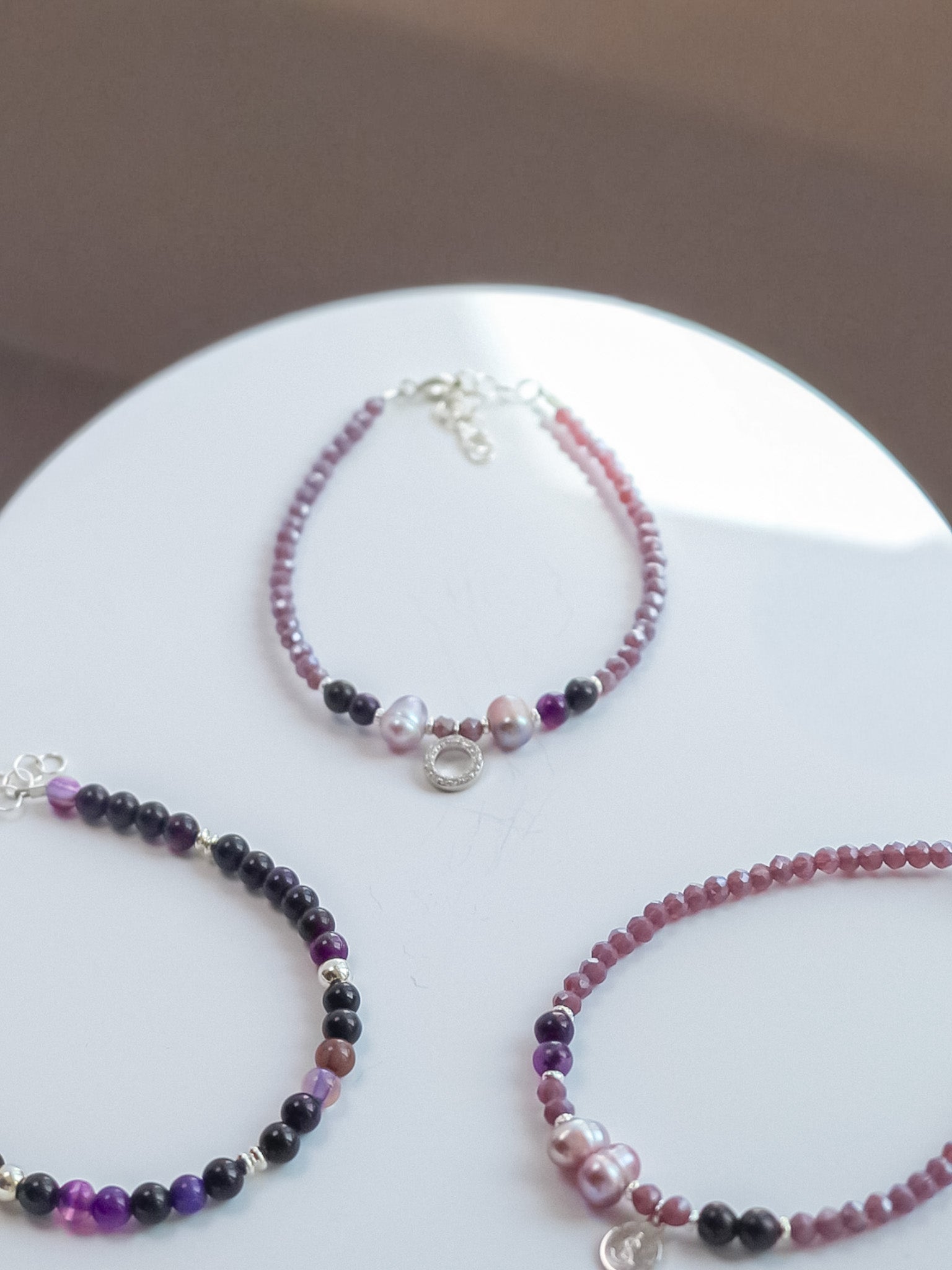 Steinarmband Silber - Velora - Lovesign - Handmade in Tyrol