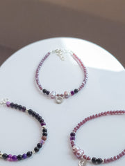 Steinarmband Silber - Velora