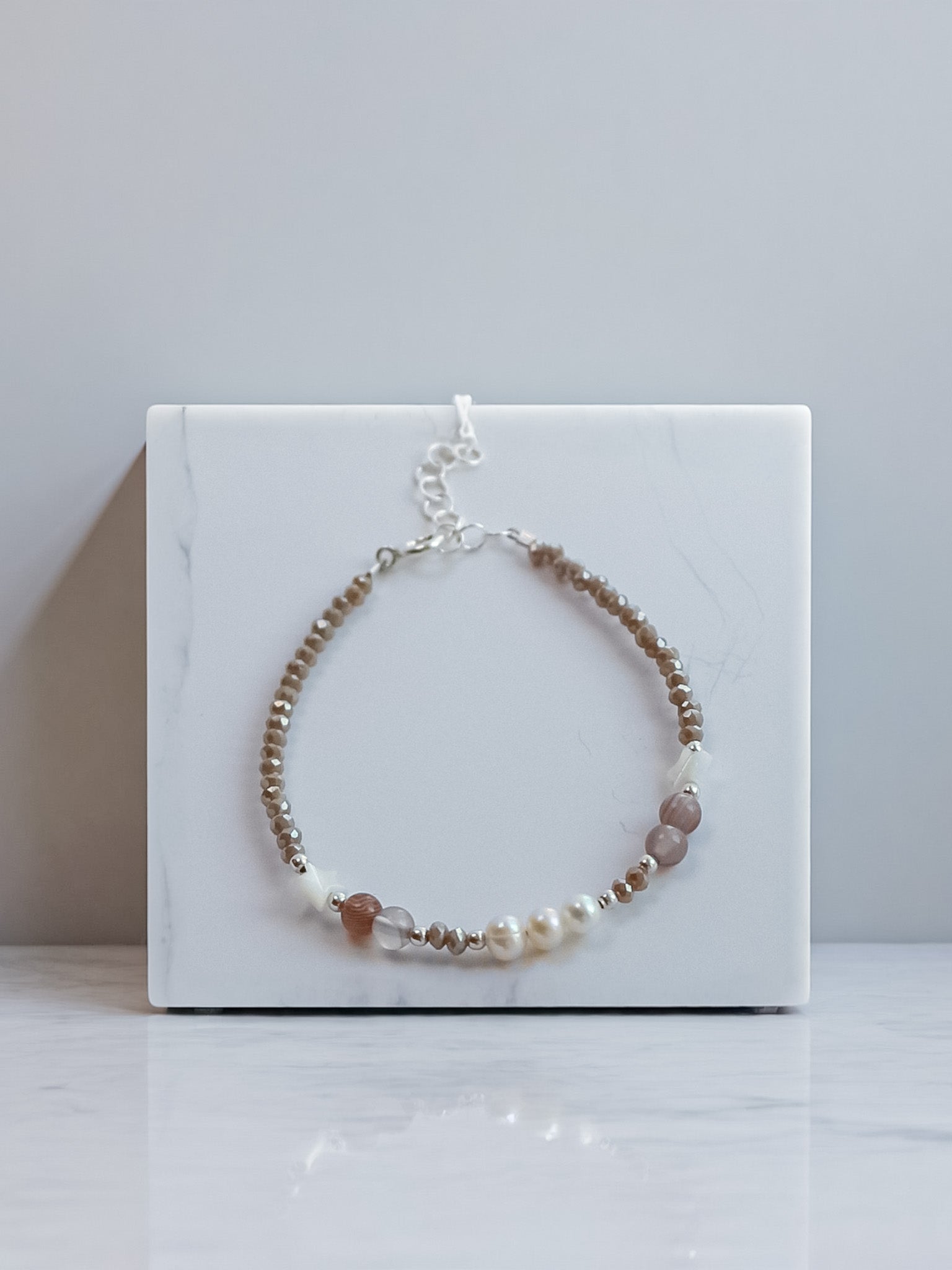 Steinarmband Silber - Nova - Lovesign - Handmade in Tyrol