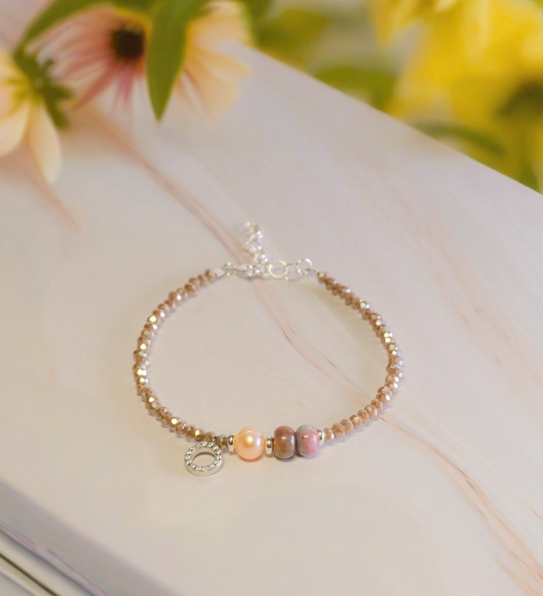 Steinarmband Silber - Lucca - Lovesign - Handmade in Tyrol