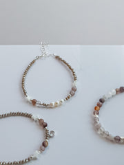 Steinarmband Silber - Nova