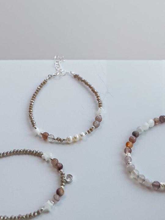 Steinarmband Silber - Nova - Lovesign - Handmade in Tyrol