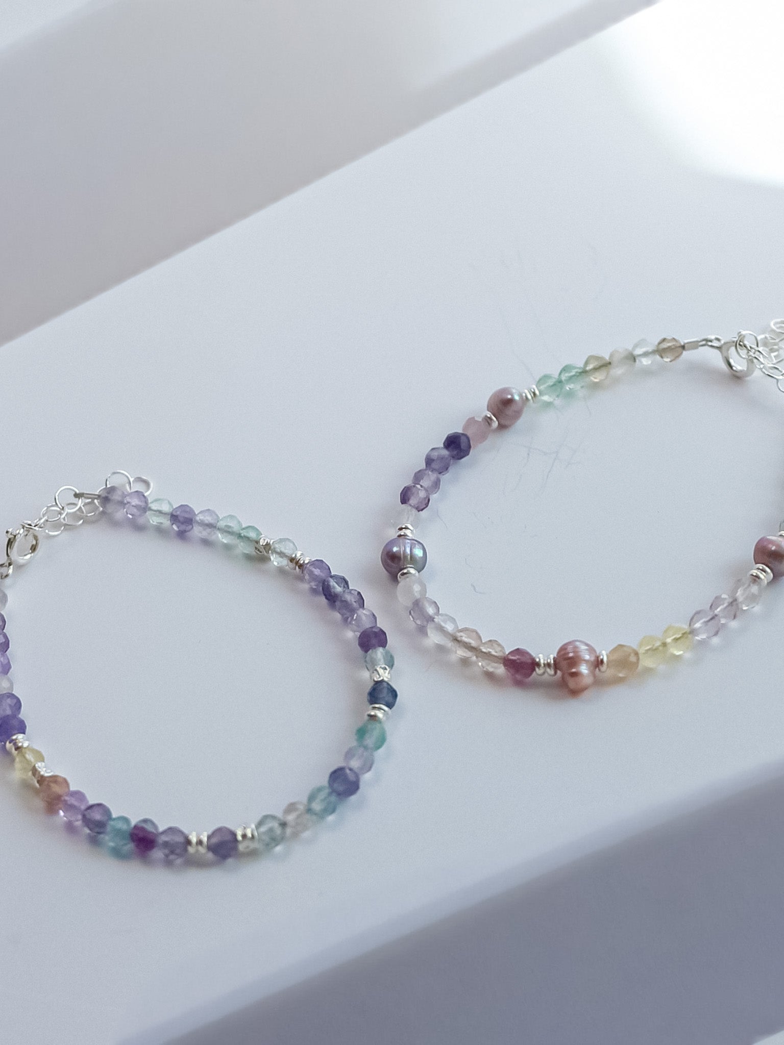 Steinarmband Silber - Prisma - Lovesign - Handmade in Tyrol