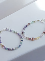 Steinarmband Silber - Prisma