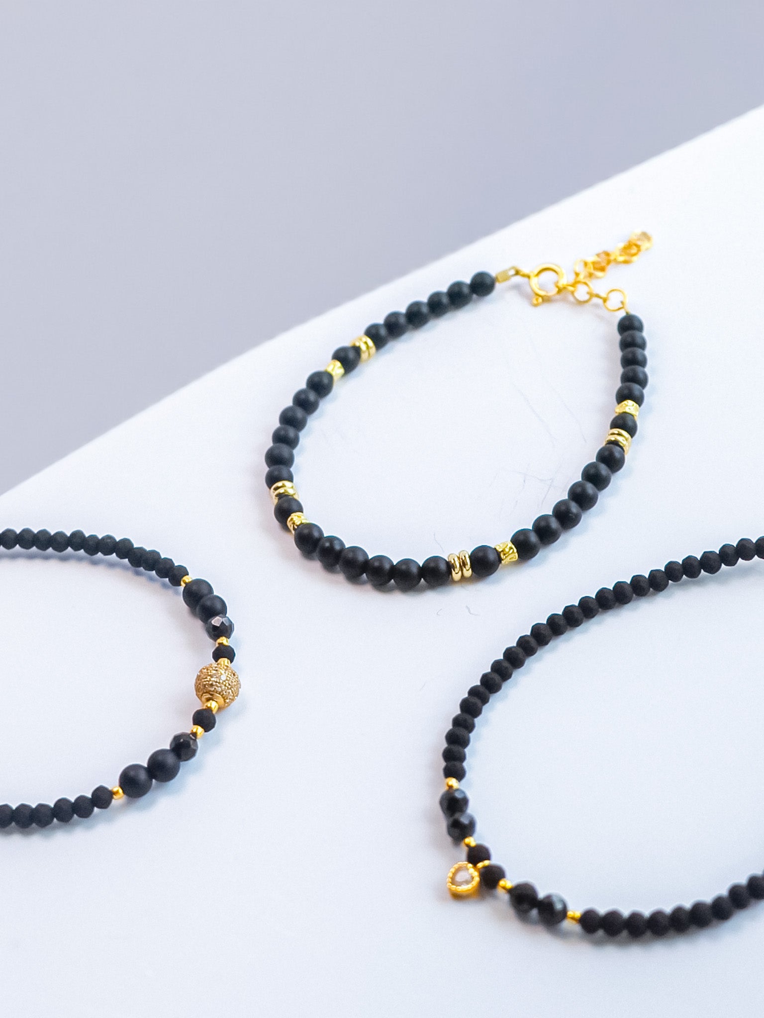 Steinarmband Gelbgold - Pure - Lovesign - Handmade in Tyrol