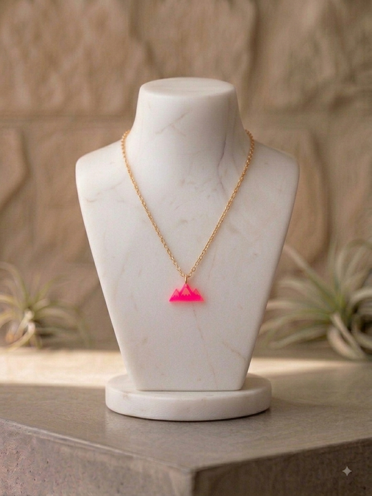 Halskette „Mountain“ neon