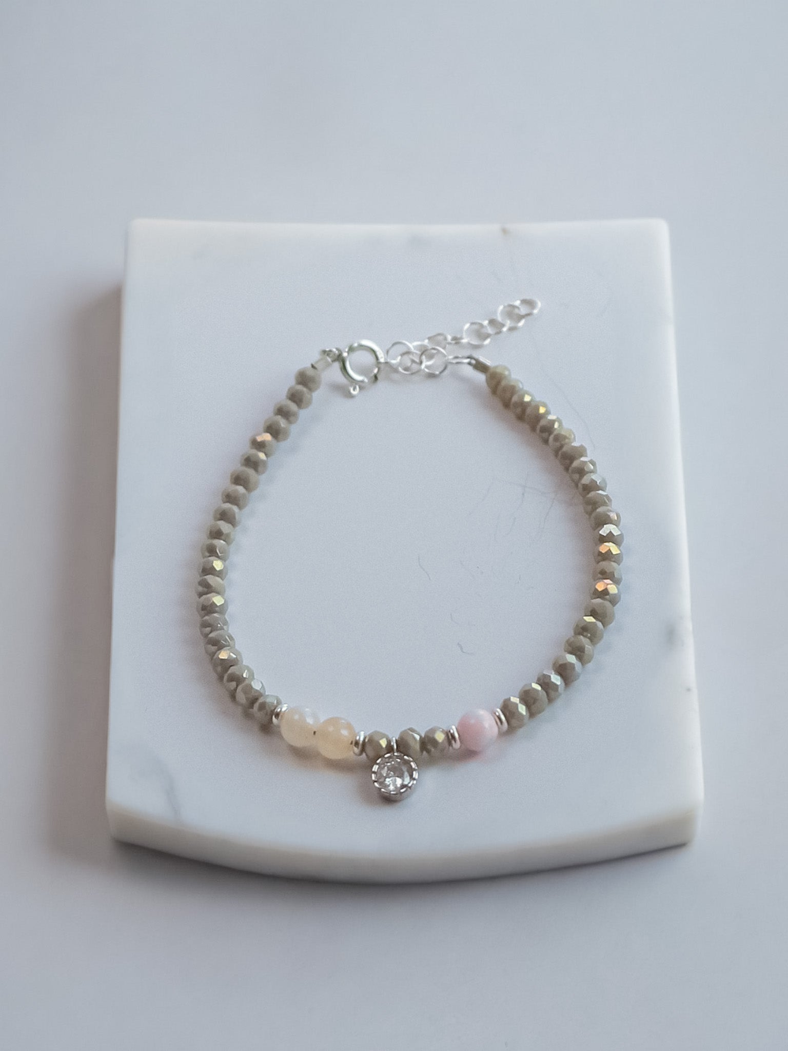 Steinarmband Silber - Eos - Lovesign - Handmade in Tyrol