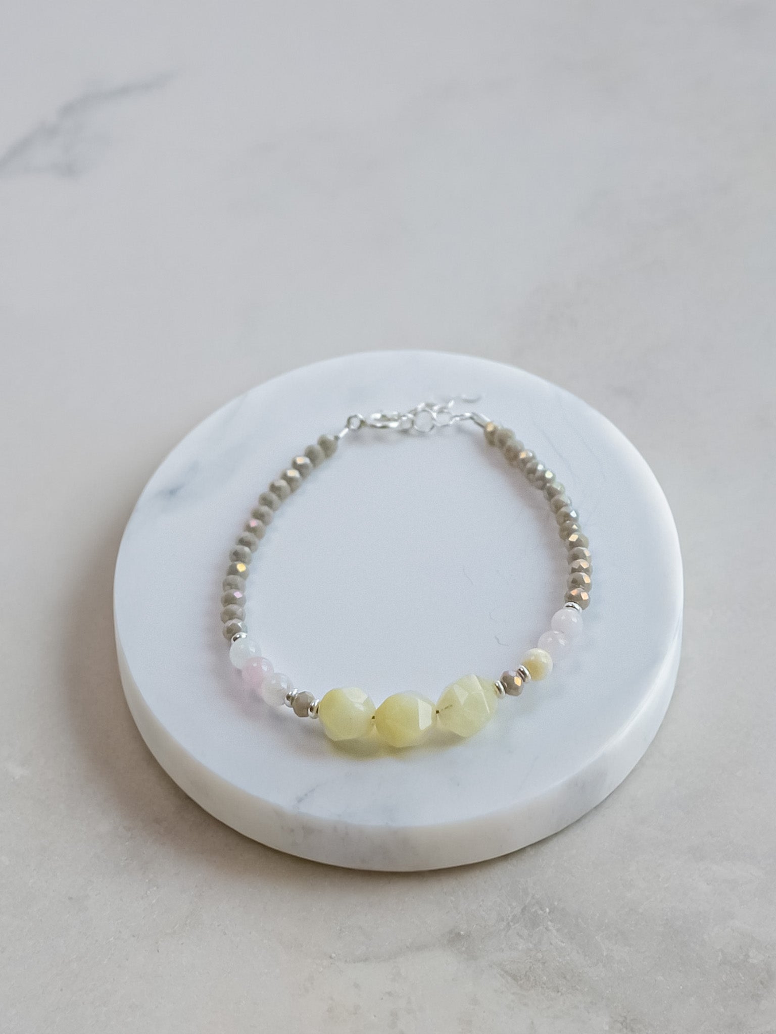 Steinarmband Silber - Eos - Lovesign - Handmade in Tyrol