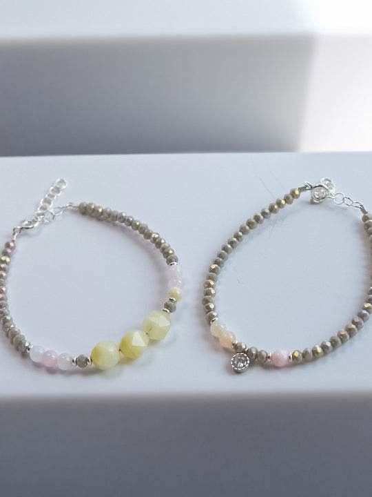 Steinarmband Silber - Eos - Lovesign - Handmade in Tyrol